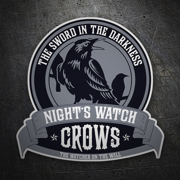 Aufkleber: Nights Watch Crows