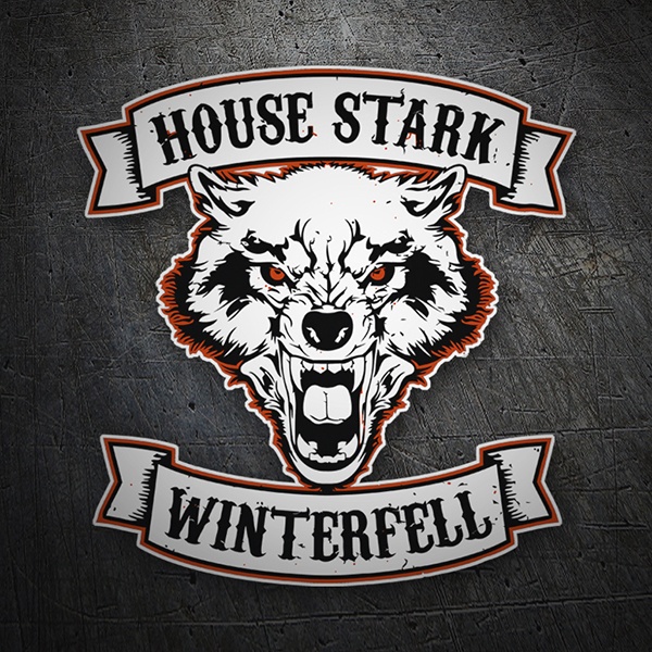 Aufkleber: Games of Thrones House Stark - Winterfell