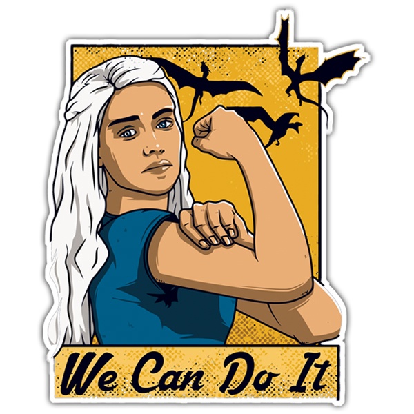 Aufkleber: Game of Thrones We Can Do It