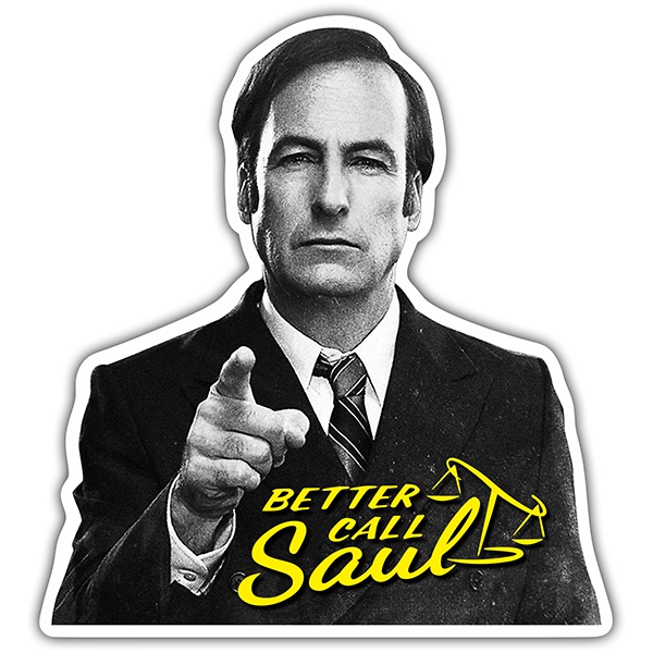 Aufkleber: Breaking Bad Better call Saul