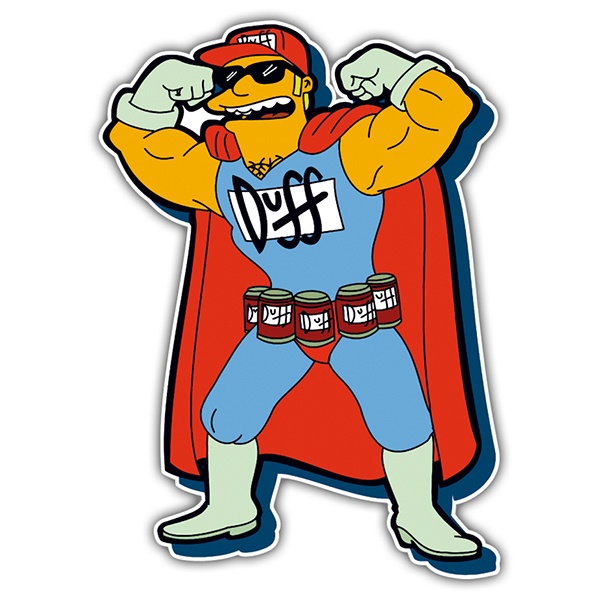 Aufkleber: Duffman