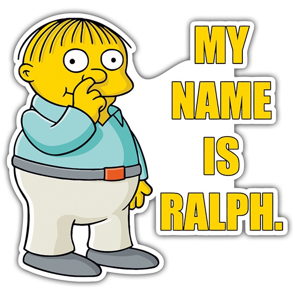 Aufkleber: My Name Is Ralph