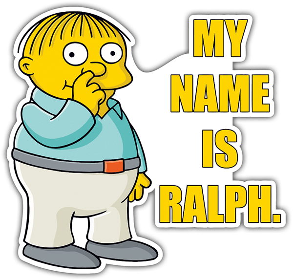 Aufkleber: My Name Is Ralph