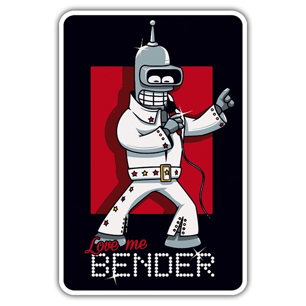 Aufkleber: Love me Bender