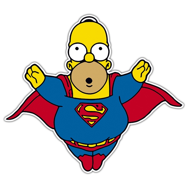 Aufkleber: Super Homer