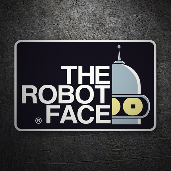 Aufkleber: The Robot Face