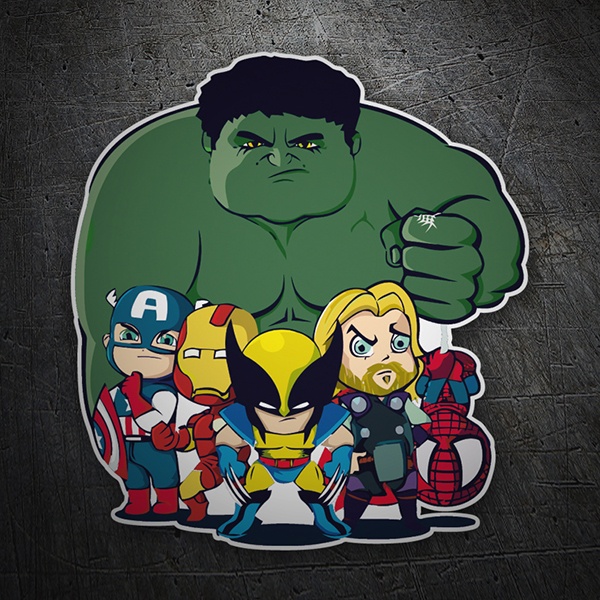 Baby Hulk Aufkleber aufkleber the avengers karikatur webwandtattoo Baby Hulk Aufkleber aufkleber the avengers karikatur webwandtattoo