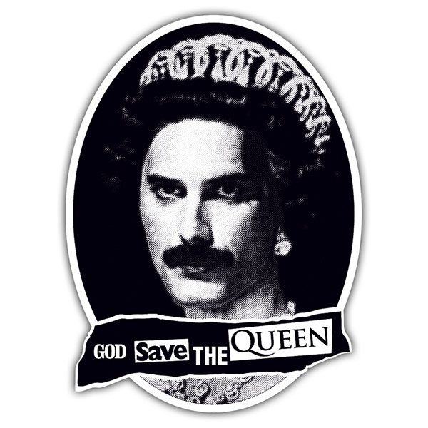 Aufkleber: God Save the Queen