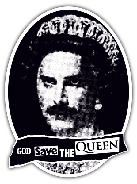 Aufkleber: God Save the Queen