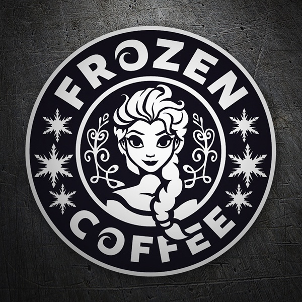 Aufkleber: Frozen Coffee