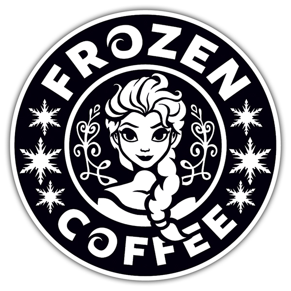 Aufkleber: Frozen Coffee