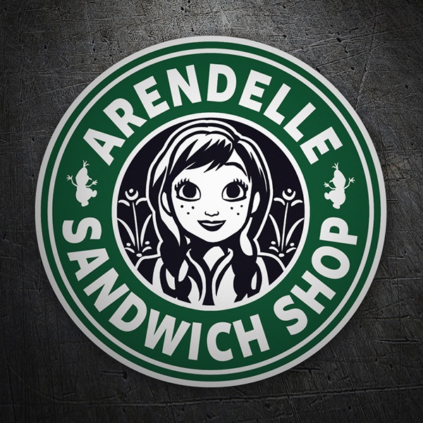 Aufkleber: Arendelle Sandwich Shop