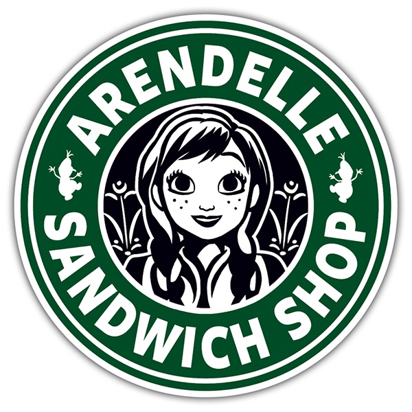 Aufkleber: Arendelle Sandwich Shop
