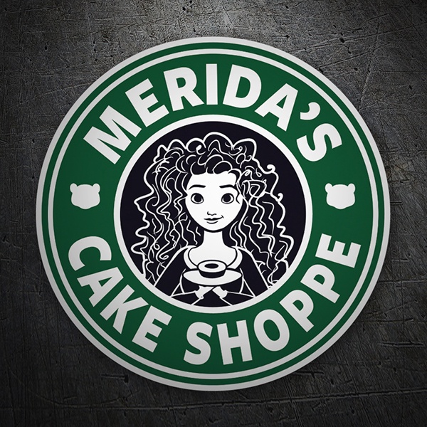 Aufkleber: Merida Cake Shoppe