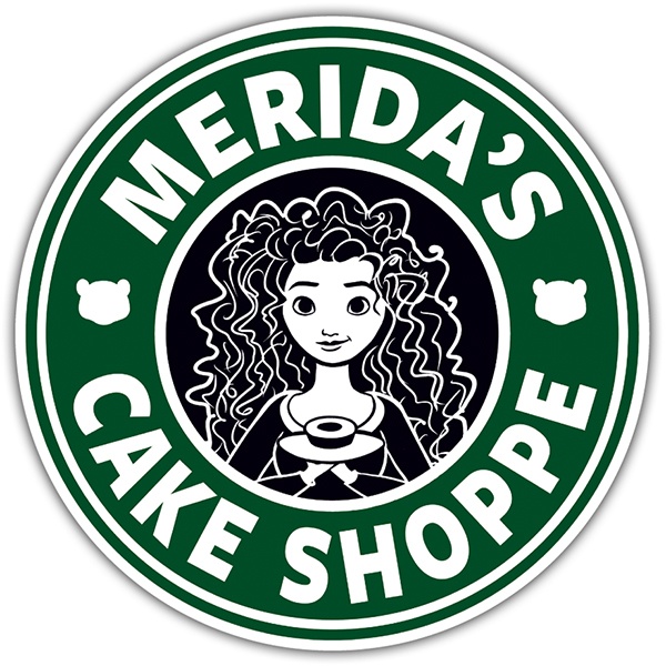 Aufkleber: Merida Cake Shoppe