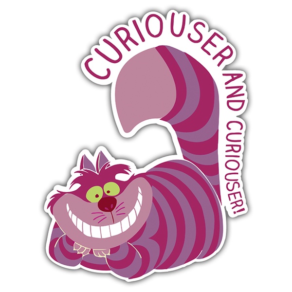 Aufkleber: Cheshire Cat