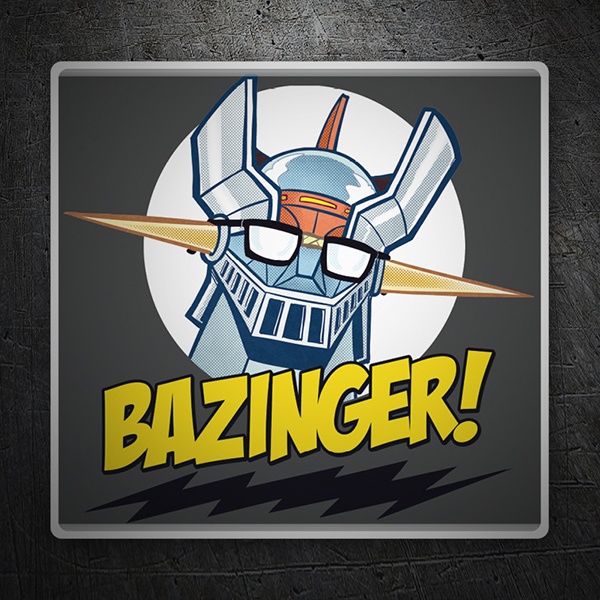 Aufkleber: Mazinger Z in der Urknalltheorie