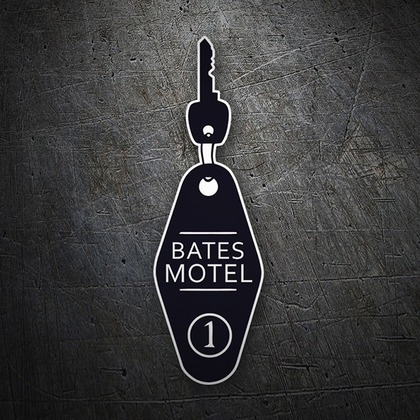 Aufkleber: Schl&uuml;ssel Zimmer 1 Bates Motel