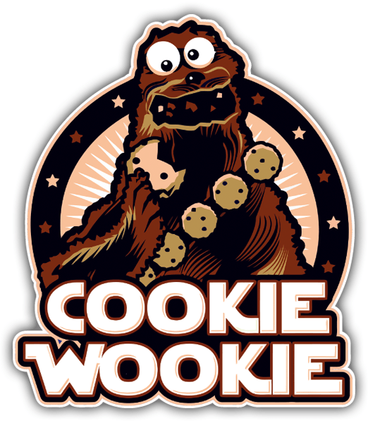 Aufkleber: Cookie Wookie