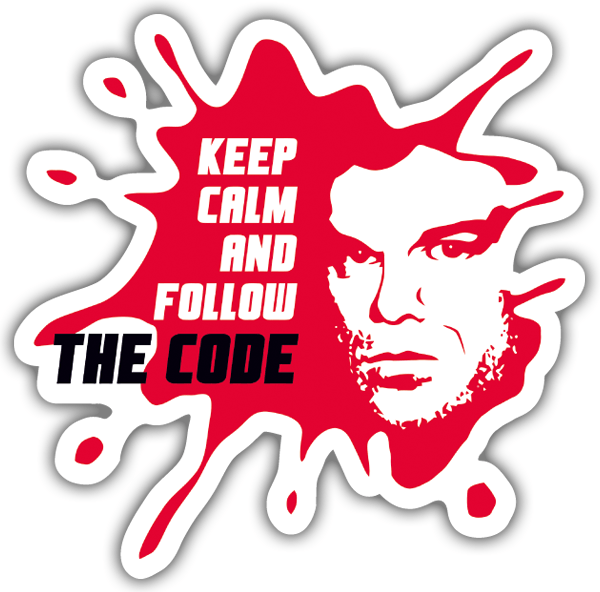 Aufkleber: Dexter The Code