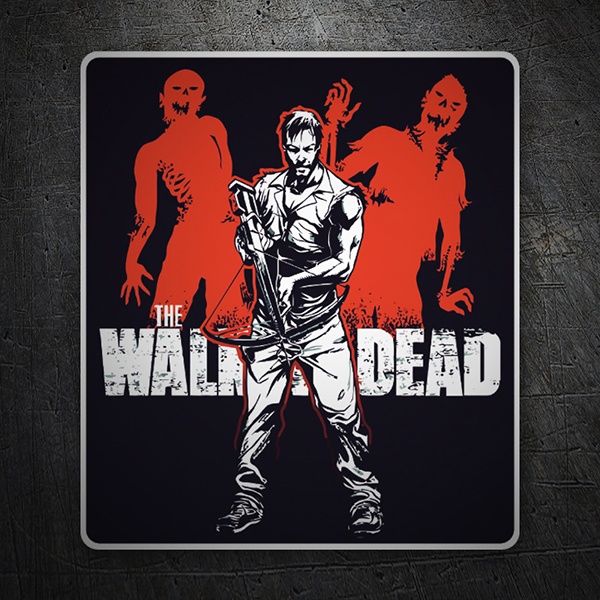 Aufkleber: Daryl Walking Dead