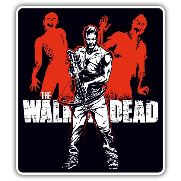 Aufkleber: Daryl Walking Dead