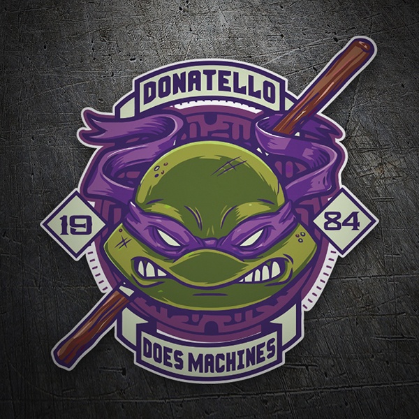 Aufkleber: Donatello 1984