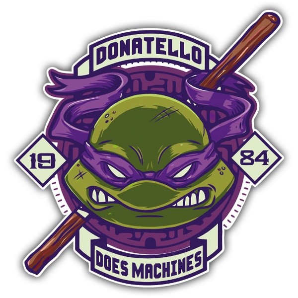 Aufkleber: Donatello 1984