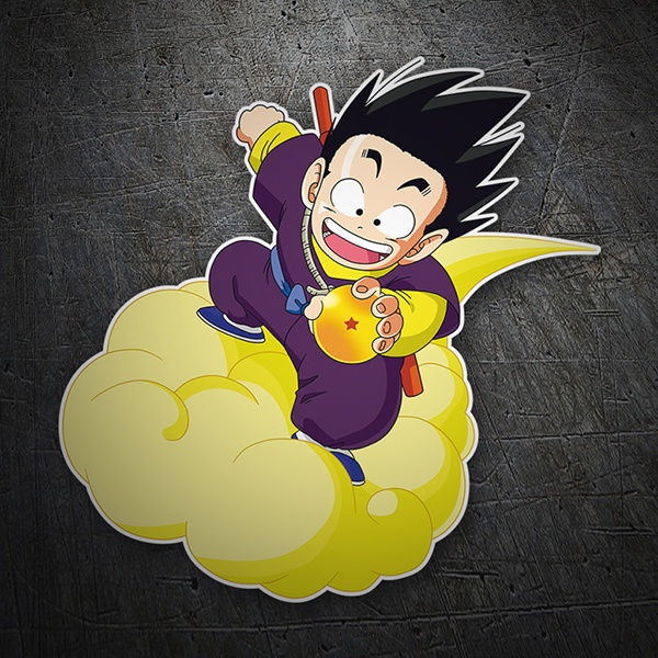 Aufkleber Goku Wolke