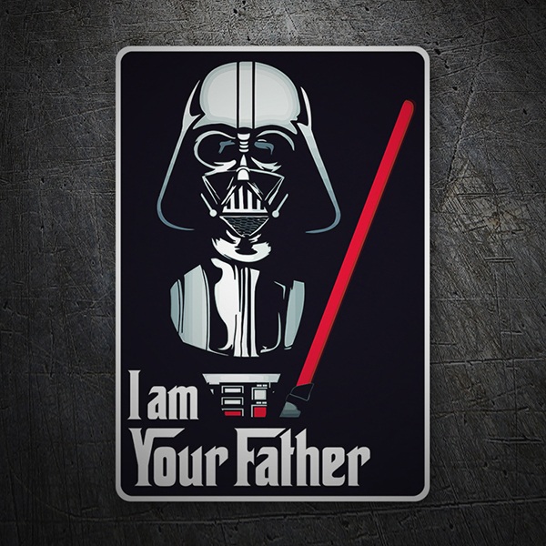 Aufkleber: Ich bin dein Vater