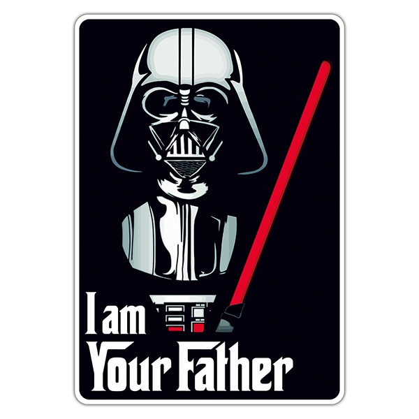 Aufkleber: Ich bin dein Vater