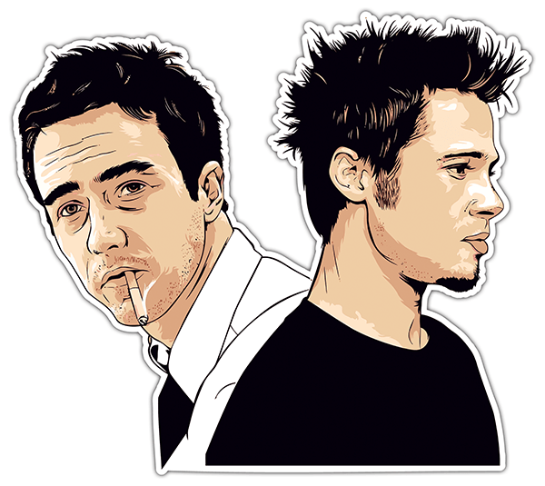 Aufkleber: Tyler Durden