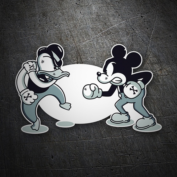 Donald gegen Micky Boxkampf 0