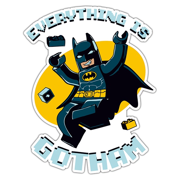 Aufkleber: Batman Lego