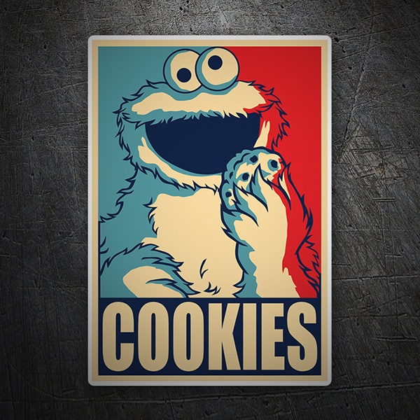 Aufkleber: Monster-Cookies Präsident