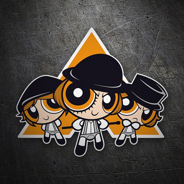 Aufkleber: Powerpuff Girls  - A Clockwork Orange