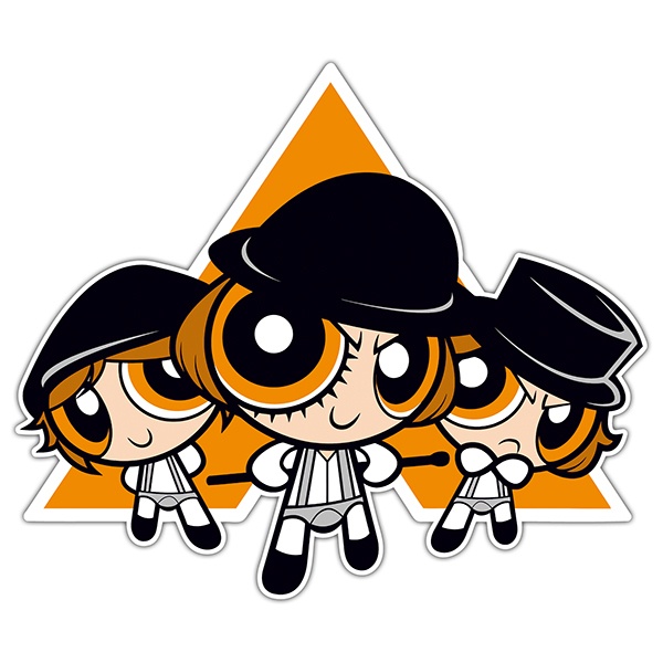 Aufkleber: Powerpuff Girls  - A Clockwork Orange