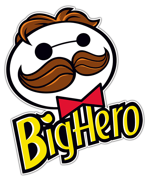 Aufkleber: Big Hero Pringles