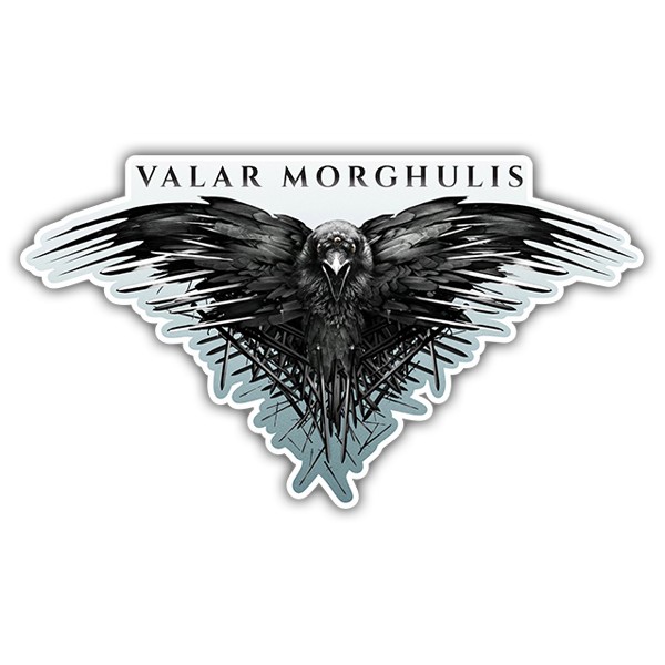 Aufkleber: Valar Morghulis - Game of Thrones