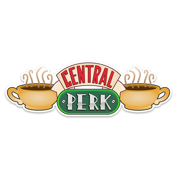 Aufkleber: Central Perk - Friends