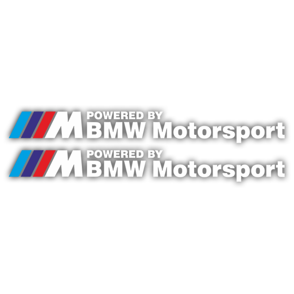 Aufkleber: Kit BMW Motorsport Weiß