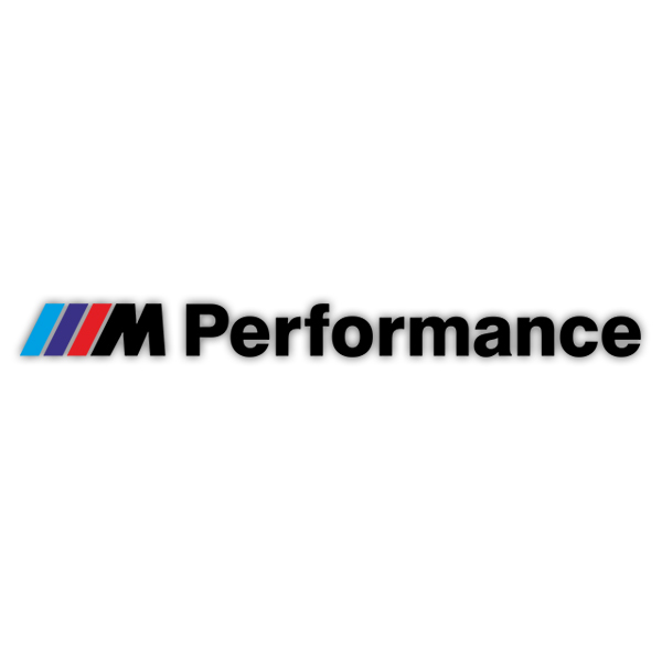 Aufkleber: BMW Performance Schwarz
