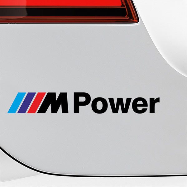 Aufkleber: BMW Power Schwarz