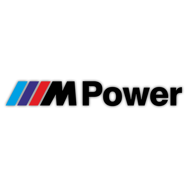 Aufkleber: BMW Power Schwarz 0