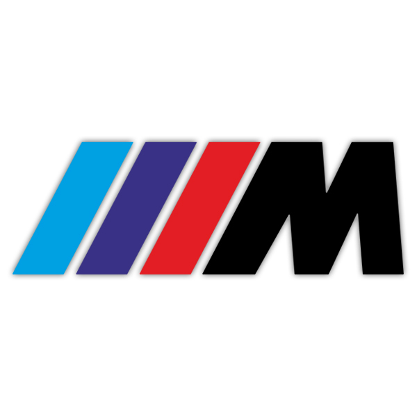 Aufkleber: BMW M-serie Schwarz