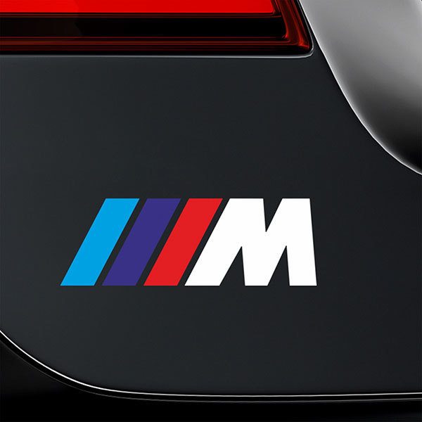 Aufkleber: BMW M-serie Weiß