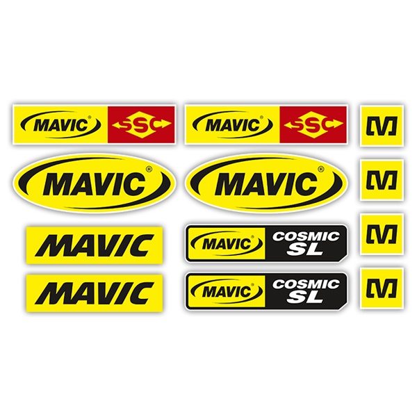 Aufkleber: Aufkleber-Set Mavic