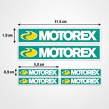 Aufkleber: Set Motorex 3