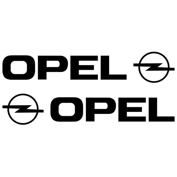 Aufkleber: Opel Logo