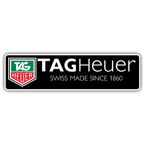 Aufkleber: Tag Heuer Swiss Made Since 1860